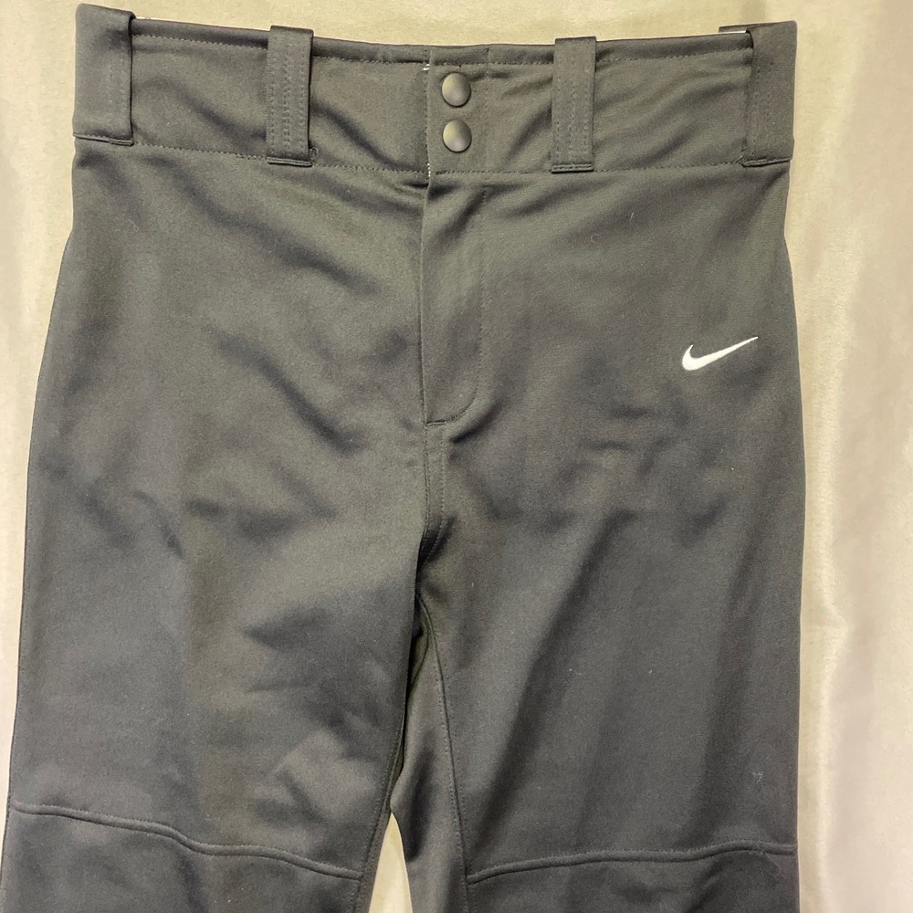 Nike Dri-FIT Mens Baseball Pants Black XL Reinforced Knee Athletic Trousers